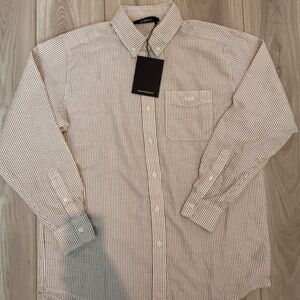 Classic Striped Button-Down Shirt